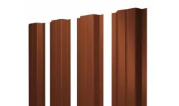 Штакетник Grand Line П -образный А 0,45 Drap RAL 8004 Терракота купить в краснодаре