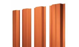 Штакетник Grand Line П -образный А 0,5 Quarzit Cuprum Steel Медь купить в краснодаре