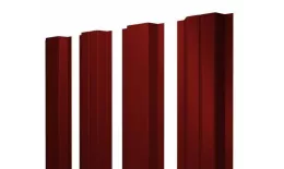 Штакетник Grand Line П -образный А 0,5 Satin RAL 3011 Коричнево-красный купить в краснодаре