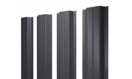Штакетник Grand Line П -образный А 0,5 Satin RAL 9005 Черный купить в краснодаре