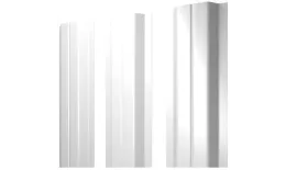 Штакетник Grand Line П -образный В 0,5 Velur RAL 9003 Сигнальный белый купить в краснодаре