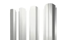 Штакетник Grand Line П-образный А фигурный 0,45 PE RAL 9003 Сигнальный белый купить в краснодаре