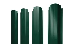 Штакетник Grand Line П-образный B фигурный 0,4 PE Double RAL 6005 Зеленый мох купить в краснодаре