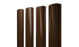 Штакетник Grand Line Slim Полукруглый 0,45 Print Elite Choco Wood Шоколадное дерево купить в краснодаре