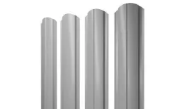 Штакетник Grand Line Slim Полукруглый фигурный 0,5 Satin RAL 7004 Сигнальный серый купить в краснодаре