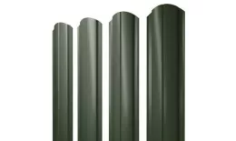 Штакетник Grand Line Slim Полукруглый фигурный 0,5 Velur RAL 6020 Хромовая зелень купить в краснодаре