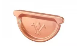 Заглушка универсальная с резиновым уплотнителем (125/90) Аквасистем (медь) купить в краснодаре