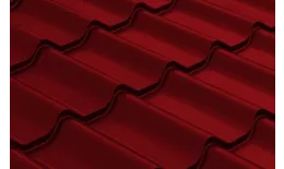 Металлочерепица GL 0.5 Классик (Classic) GreenCoat Pural RR 29 Вишневый купить в краснодаре