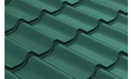 Металлочерепица GL 0.5 Классик (Classic) GreenCoat Pural RAL 6020 хромовая зелень купить в краснодаре