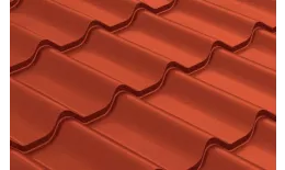 Металлочерепица Grand Line Классик (Classic) 0.45 Drap ST RAL 8004 терракота купить в краснодаре