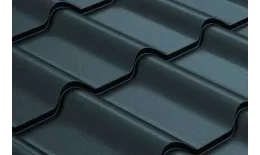 Металлочерепица GL Камея (Kamea) 0,5 GreenCoat Pural Matt RR 23 темно-серый купить в краснодаре