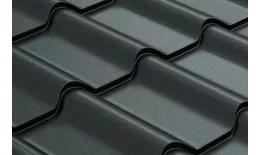 Металлочерепица GL Камея (Kamea) 0,5 GreenCoat Pural Matt RR 2Н3 темно-серый купить в краснодаре