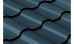 Металлочерепица Grand Line Кредо (Kredo) 0.5 Satin Matt RAL 7016 антрацитово-серый купить в краснодаре