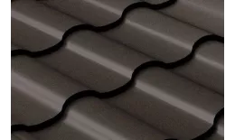 Металлочерепица GL Кредо (Kredo) 0.5 GreenCoat Pural RR 32 темно-коричневый купить в краснодаре