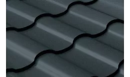 Металлочерепица GL Кредо (Kredo) 0.5 GreenCoat Pural Matt RR 2H3 темно-серый купить в краснодаре