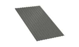 Профнастил МП10 A Полиэстер 0,45 мм RAL 9006 Бело-алюминиевый купить в краснодаре