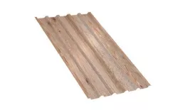 Профнастил МП35 B ECOSTEEL текстурированный 0,5 мм Кедр купить в краснодаре