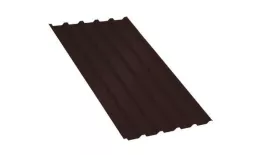 Профнастил МП35 B Полиэстер двусторонний 0,45 мм RAL 8017 Шоколад для фасада купить в краснодаре