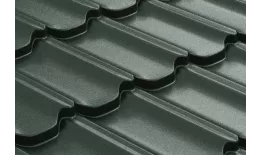 Металлочерепица GL Квинта плюс 3D (Kvinta Plus 3D) 0,5 GreenCoat Pural Matt RAL 6020 хромовая зелень купить в краснодаре