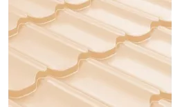 Металлочерепица Grand Line Квинта плюс (Kvinta Plus) 0,5 Satin RAL 1014 слоновая кость купить в краснодаре