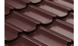 Металлочерепица GL Квинта плюс (Kvinta Plus) 0,5 GreenCoat Pural RAL 3009 Оксидно-красный купить в краснодаре