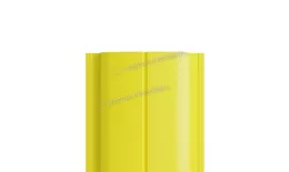 Штакетник Металл Профиль ELLIPSE-Т (Прямой) Полиэстер 0,45 мм RAL 1018 Цинково-желтый купить в краснодаре