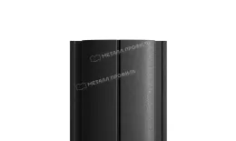 Штакетник Металл Профиль ELLIPSE-Т (Прямой) VikingMP 0,45 мм RAL 9005 Черный купить в краснодаре
