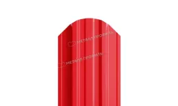 Штакетник Металл Профиль TRAPEZE-O (Закругленный) РЕ 0,45 мм RAL 3020 Насыщенный красный купить в краснодаре