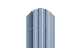 Штакетник Металл Профиль TRAPEZE-O (Закругленный) PURMAN 0,5 мм Galmei сиреневый металлик купить в краснодаре