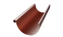 Желоб полукруглый Grand Line 125 мм 3 м RAL 8004 Терракота купить в краснодаре