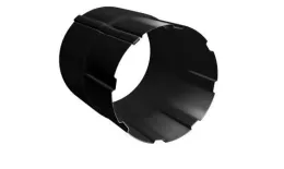 Соединитель трубы Grand Line 125/90 мм RAL 9005 Черный купить в краснодаре