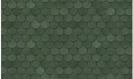 Гибкая черепица Docke PIE EURASIA Капля Зеленый купить в краснодаре