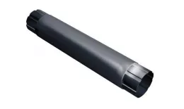 Труба круглая соединительная GL Granite 150/100 мм 1м RAL 7024 Мокрый асфальт купить в краснодаре