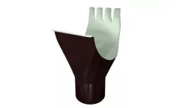 Воронка желоба Optima Grand Line 125/90 мм RAL 8017 Шоколад купить в краснодаре