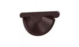 Заглушка торцевая универсальная Optima Grand Line 125 мм RAL 8017 Шоколад купить в краснодаре