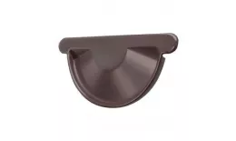 Заглушка торцевая универсальная Optima Grand Line 125 мм RR 32 Темно-коричневый купить в краснодаре