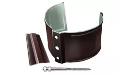 Кронштейн трубы на кирпич Optima Grand Line 90 мм RAL 8017 Шоколад купить в краснодаре