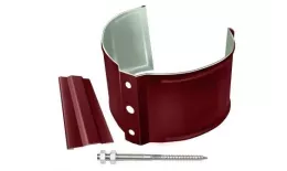 Кронштейн трубы на кирпич Optima Grand Line 90 мм RAL 3005 Красное вино купить в краснодаре