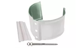 Кронштейн трубы на кирпич Optima Grand Line 90 мм RAL 9003 Сигнальный белый купить в краснодаре