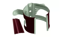 Кронштейн трубы на дерево Optima Grand Line 90 мм RAL 3005 Красное вино купить в краснодаре