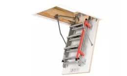 Складная металлическая лестница LML Lux FAKRO с телескопическими ножками 60х120х280 см купить в краснодаре