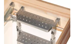 Складная металлическая лестница LML Lux FAKRO с телескопическими ножками 70х130х280 см купить в краснодаре