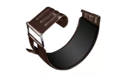 Соединитель желоба Optima Grand Line 125 мм RAL 8017 Шоколад купить в краснодаре