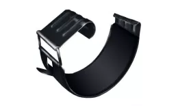 Соединитель желоба Optima Grand Line 125 мм RAL 7024 Мокрый асфальт купить в краснодаре