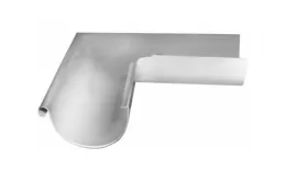 Угол желоба внешний 90° Optima Grand Line 125 мм RAL 9003 Сигнальный белый купить в краснодаре