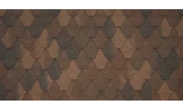 Гибкая черепица Tegola SARDEGNA Legno 424 (темное дерево) купить в краснодаре