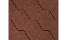 Мягкая черепица  ICOPAL Натур Кирпично-красный купить в краснодаре