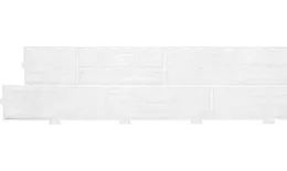 Формованный сайдинг Альта-Профиль Сланцевая порода. Белый купить в краснодаре