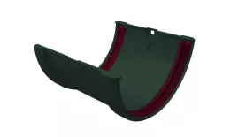 Соединитель желобов ПВХ Grand Line Стандарт Зеленый купить в краснодаре