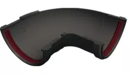 Угол желоба 90-150 составной ПВХ Grand Line Графит купить в краснодаре